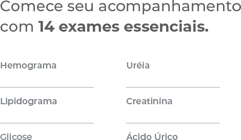 Lista de exames